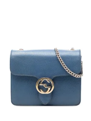 Gucci Pre-Owned 2016-2026 Small Dollar Calfskin Interlocking G