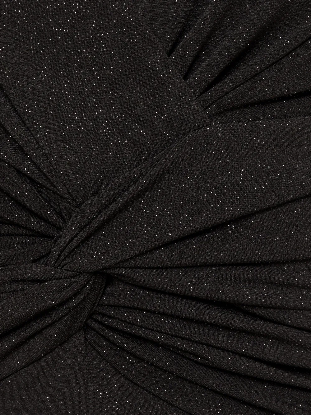 NISSA Maxi-jurk met glitter en V-hals Zwart