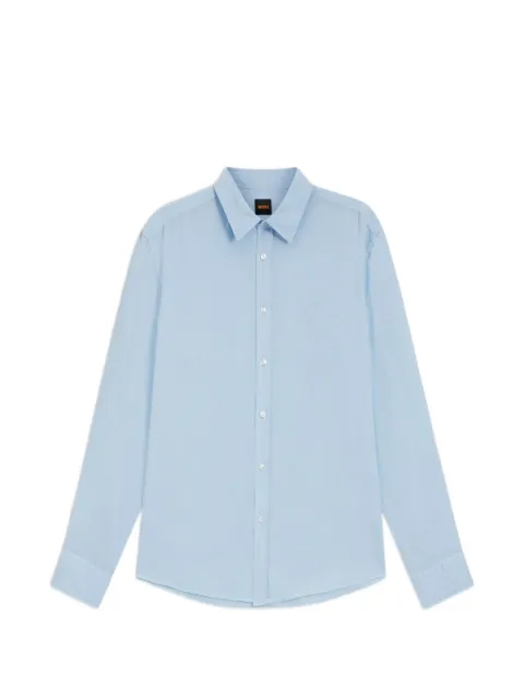 BOSS regular-fit shirt in linen