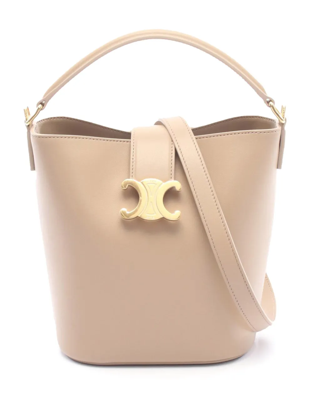 Celine Pre-Owned 2021-2026 Smooth Calfskin Louise Bucket Bag satchel - Toni neutri