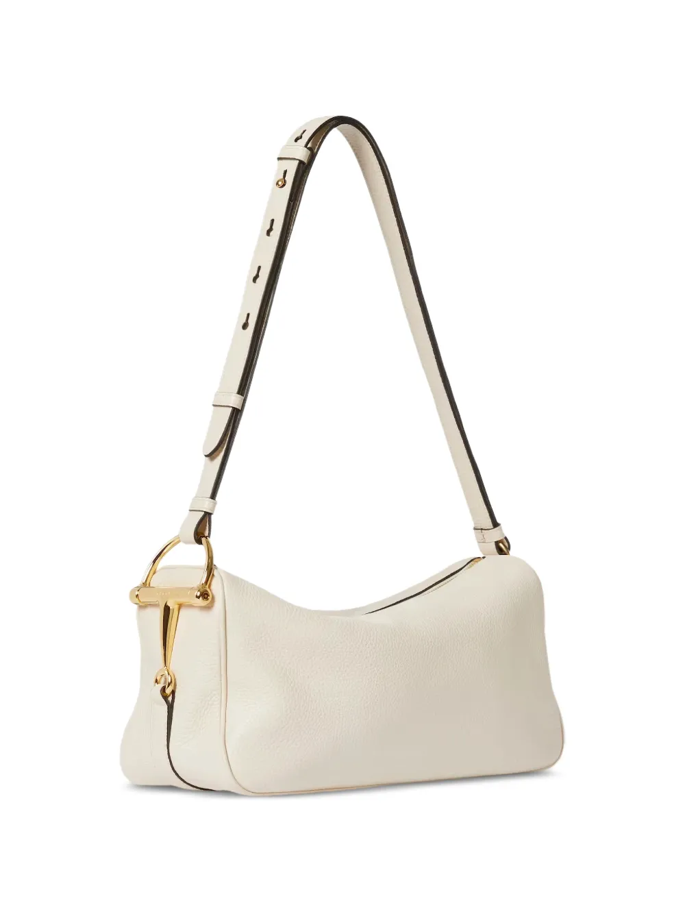 Gucci Medium Half Horsebit schoudertas Wit
