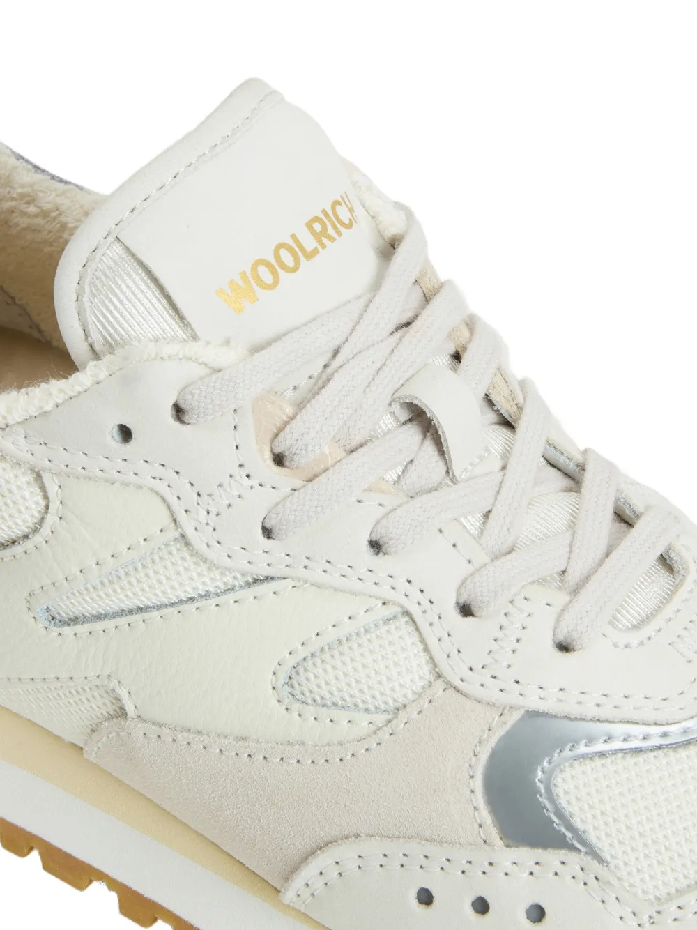 Woolrich lace-up suede sneakers Beige