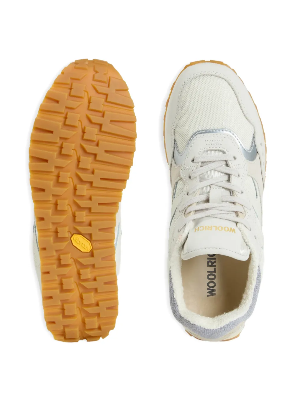 Woolrich lace-up suede sneakers Beige