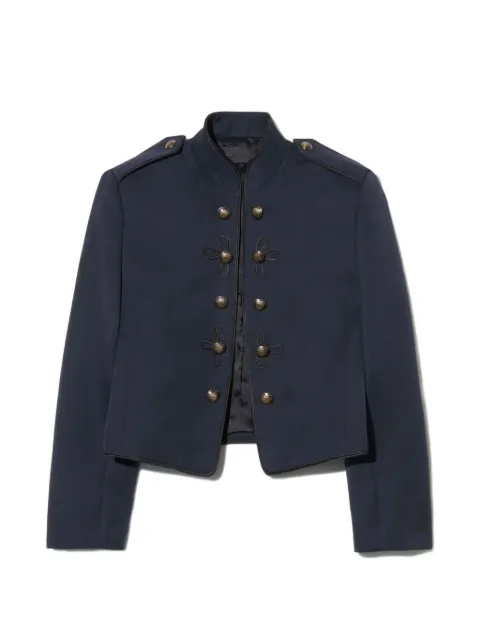 Nili Lotan Betsy button shoulder jacket