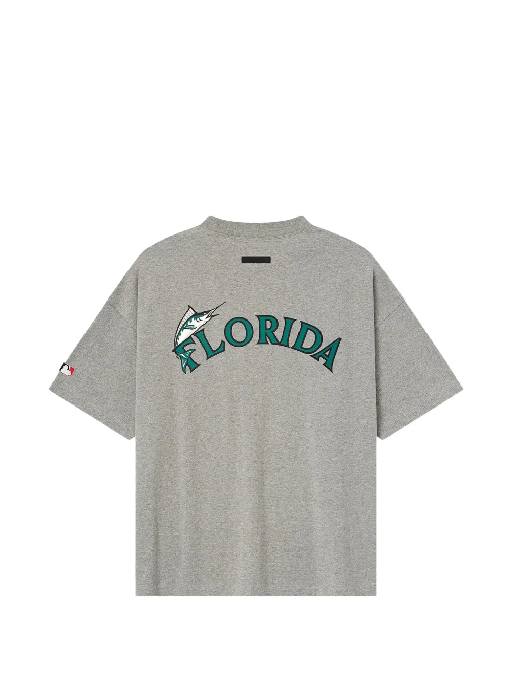 FEAR OF GOD ESSENTIALS Marlins 90s T-shirt met korte mouwen Grijs
