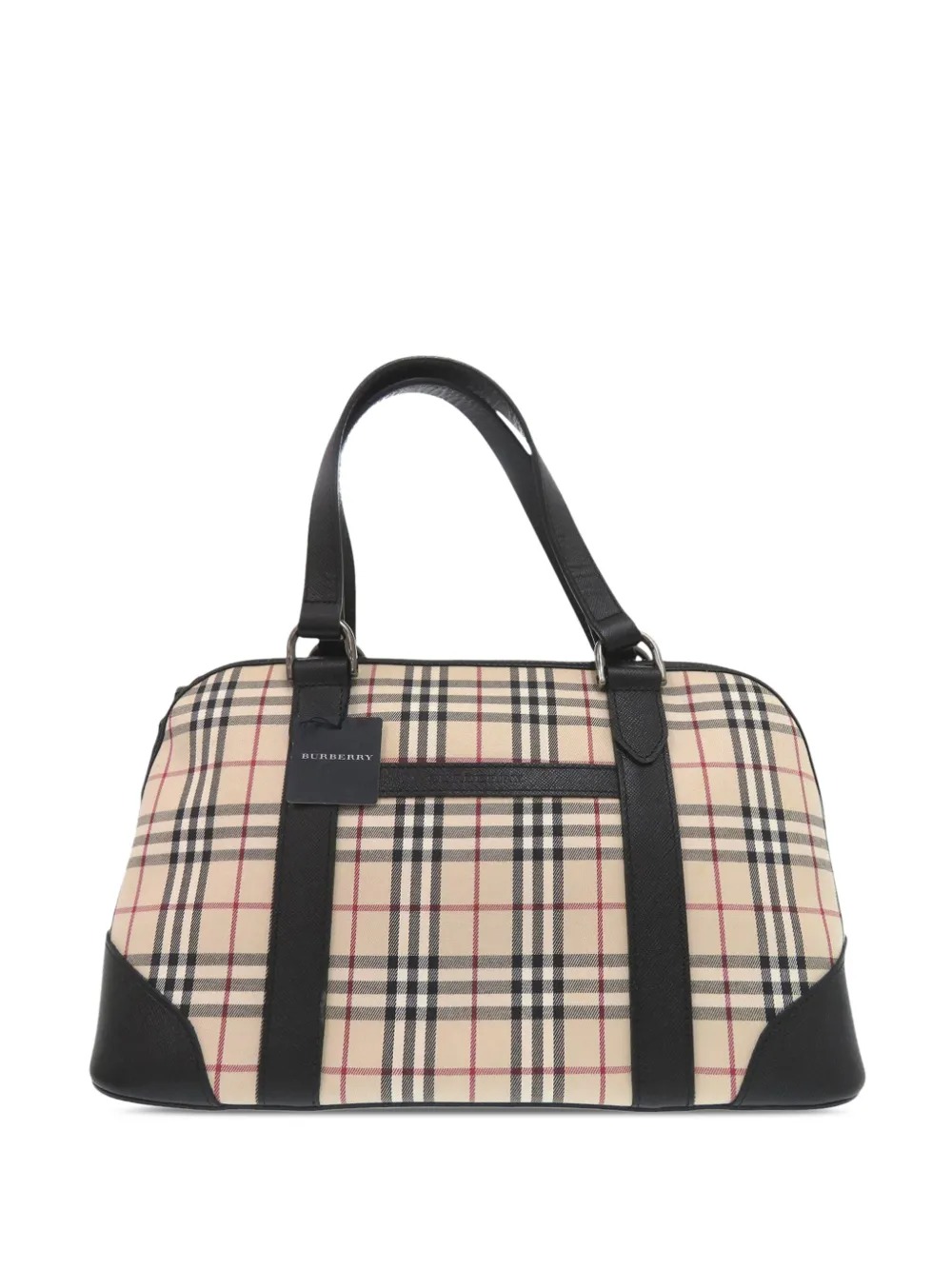 Burberry Pre-Owned 2000-2017 House Check Canvas handbag - Nude