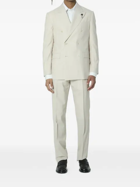 Lardini double-breasted pin suit