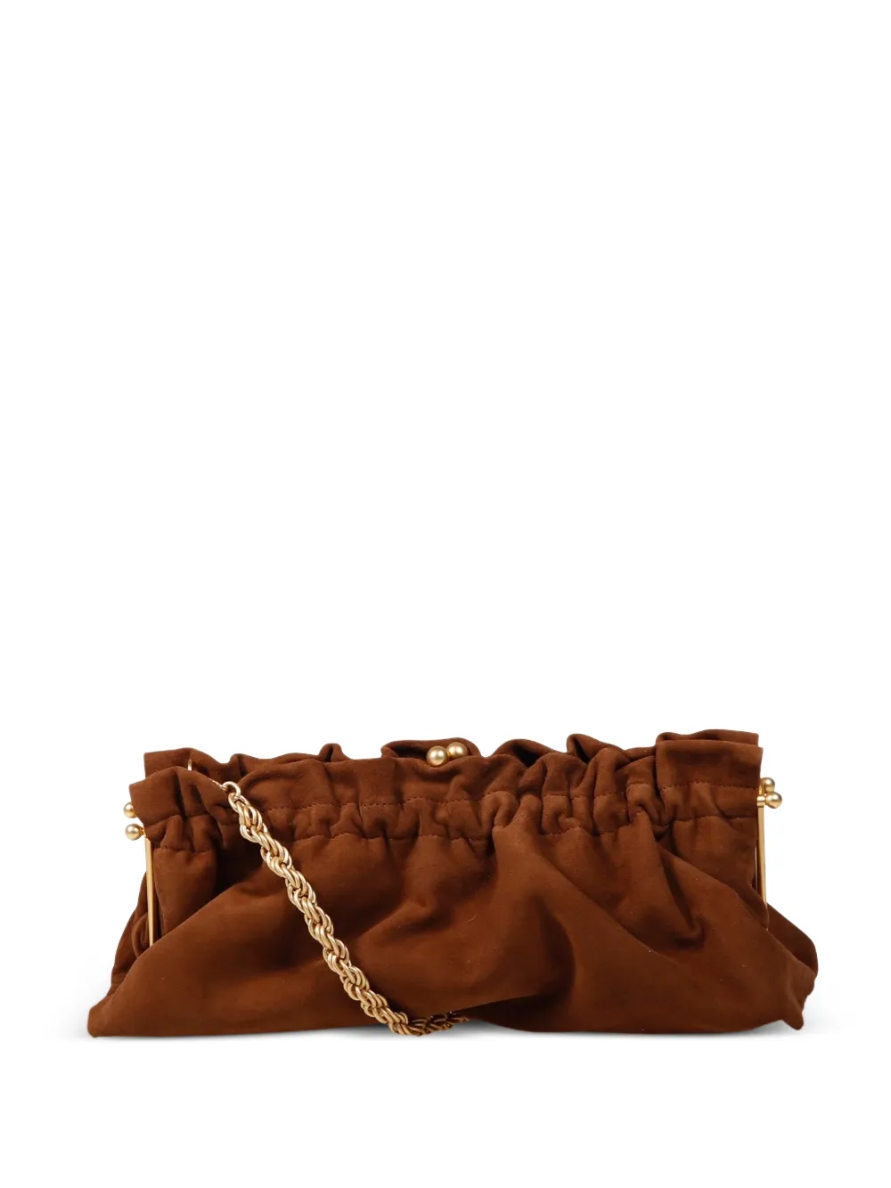 amato daniele big Raviolo clutch bag - Marrone