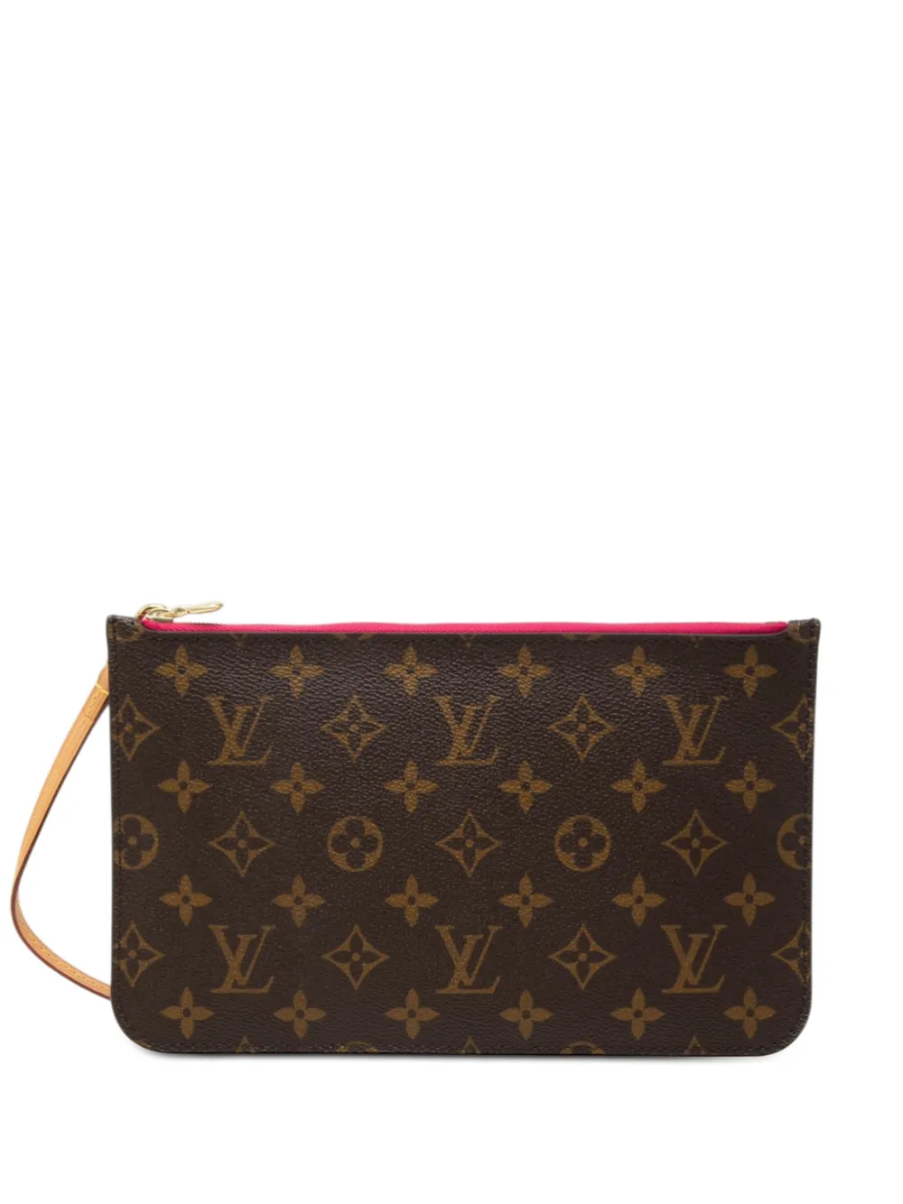 Louis Vuitton Pre-Owned 2016 Monogram Neverfull MM pouch - Braun
