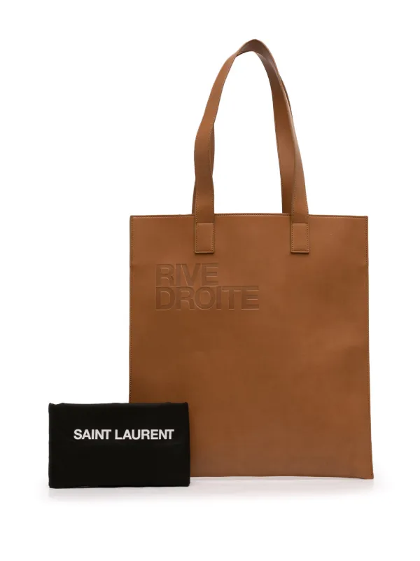Saint Laurent Pre-Owned 2010-2026 Vegan Leather Rive Droite Tote