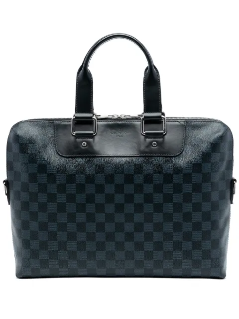 Louis Vuitton Pre-Owned 2014 Damier Cobalt Porte Documents Jour business bag