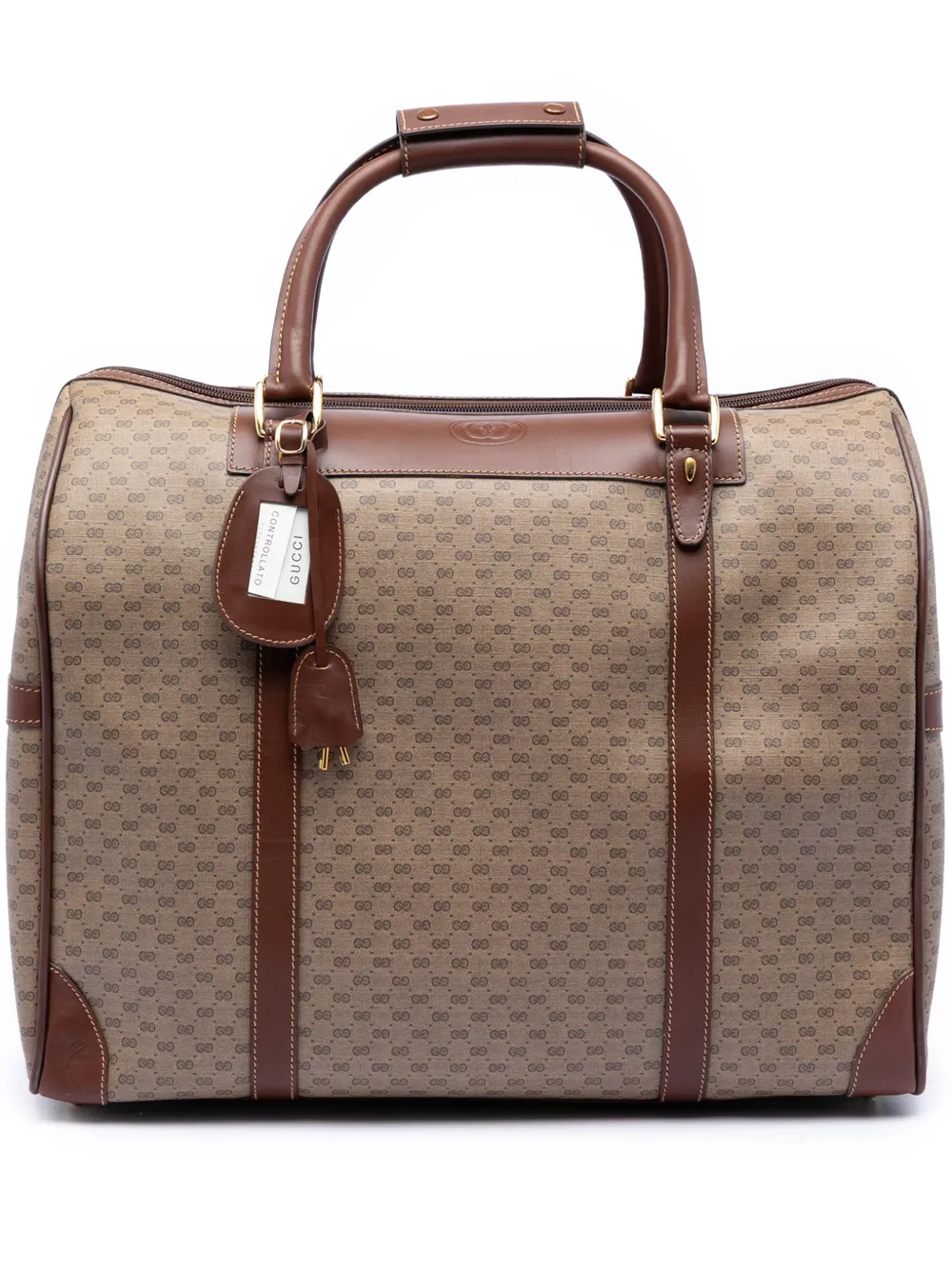 Gucci Pre-Owned 20th Century Micro GG Supreme travel bag - Toni neutri