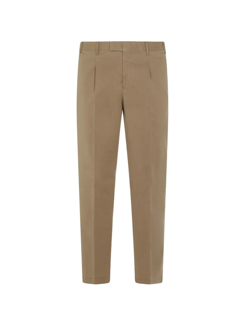 PT Torino belt-loops pleated trousers - Toni neutri