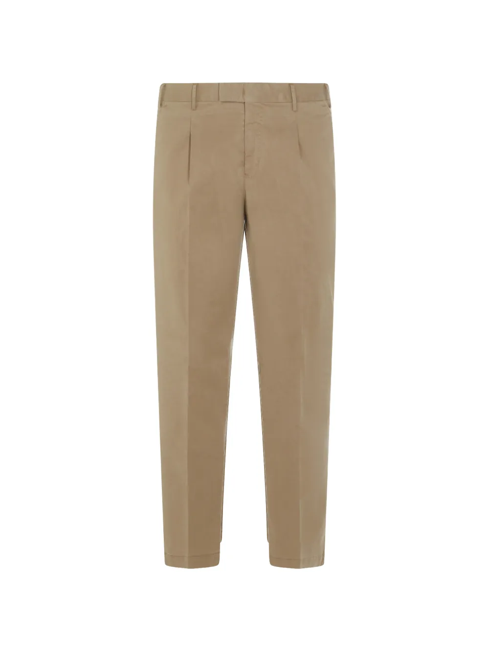 PT Torino belt-loops pleated trousers - Toni neutri
