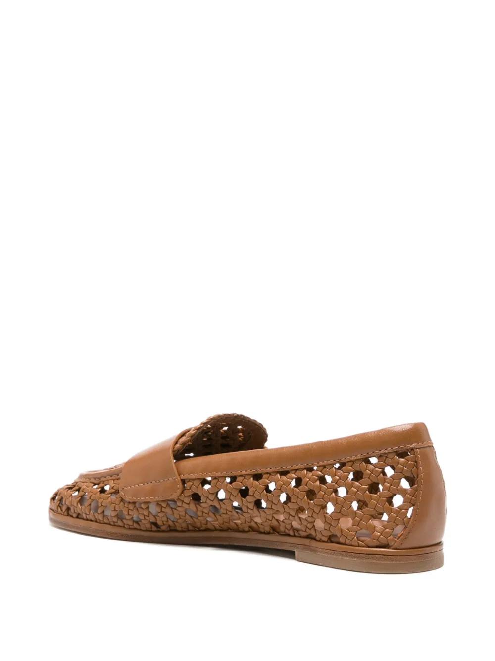 Stuart Weitzman Spencer woven loafers Bruin