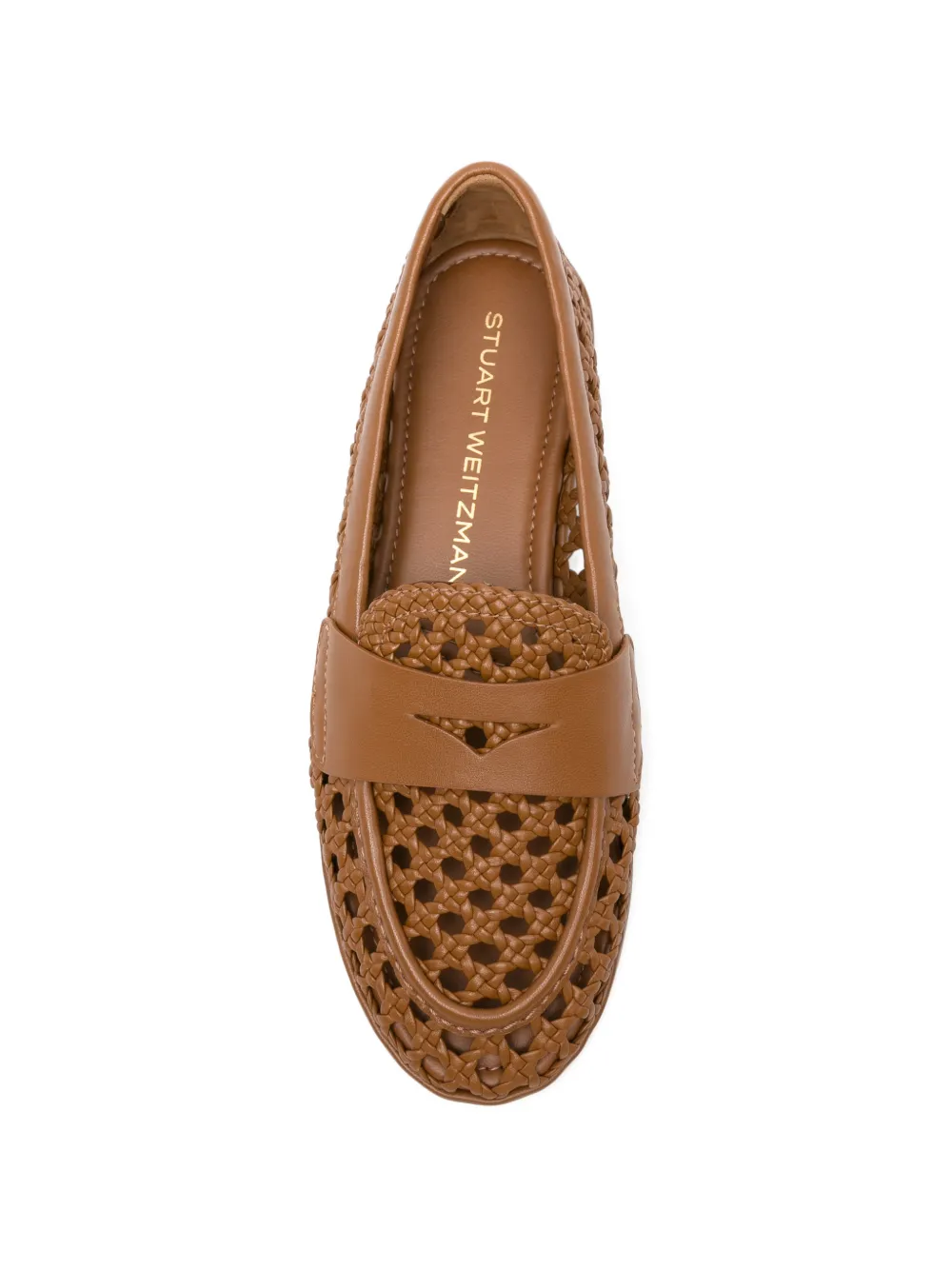 Stuart Weitzman Spencer woven loafers Bruin