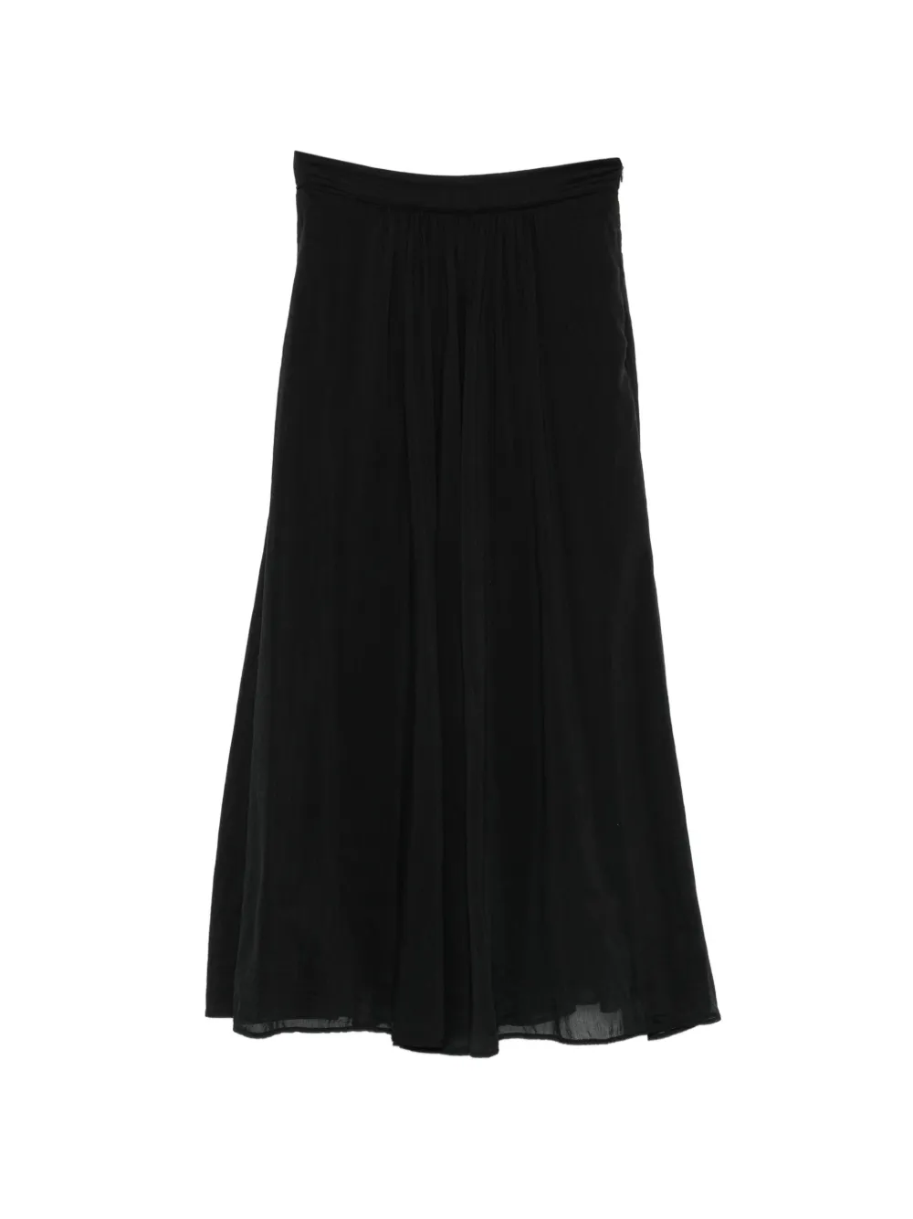 Forte Forte zip-fastening midi skirt - Nero