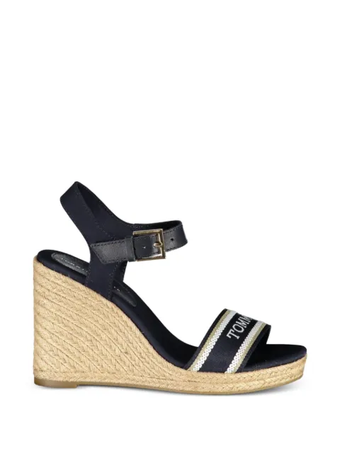 Tommy Hilfiger buckle-strap wedge-heel sandals