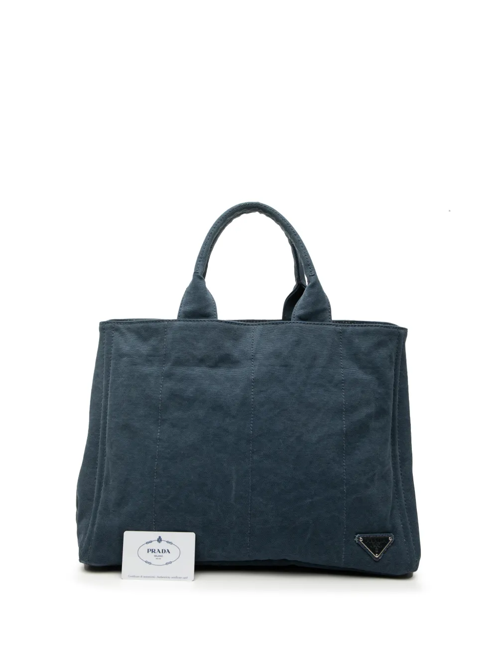 Prada Pre-Owned 2013-2026 デニム ハンドバッグ | ブルー | FARFETCH JP