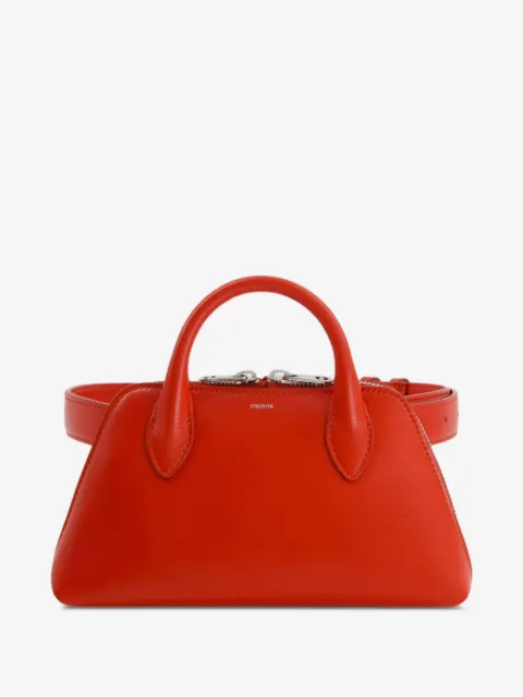 Coperni logo-print leather tote bag