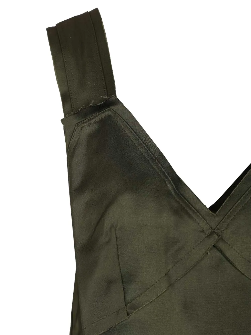 TOTEME Jurk met V-hals Groen