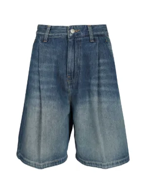 ERL Corduroy Boardwalk Short | Blue | FARFETCH