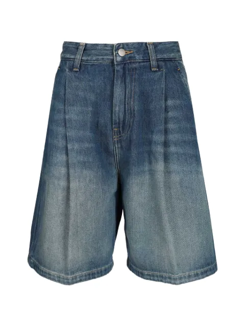 Carhartt WIP Alta denim-pleated shorts