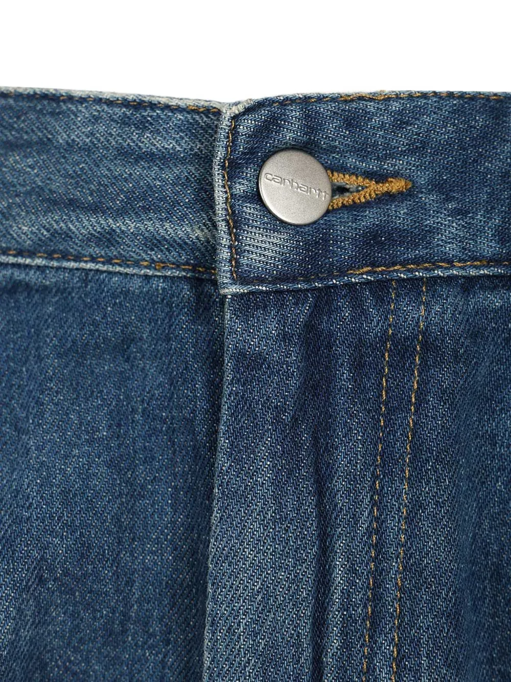 Carhartt WIP Alta denim shorts met plooien Blauw