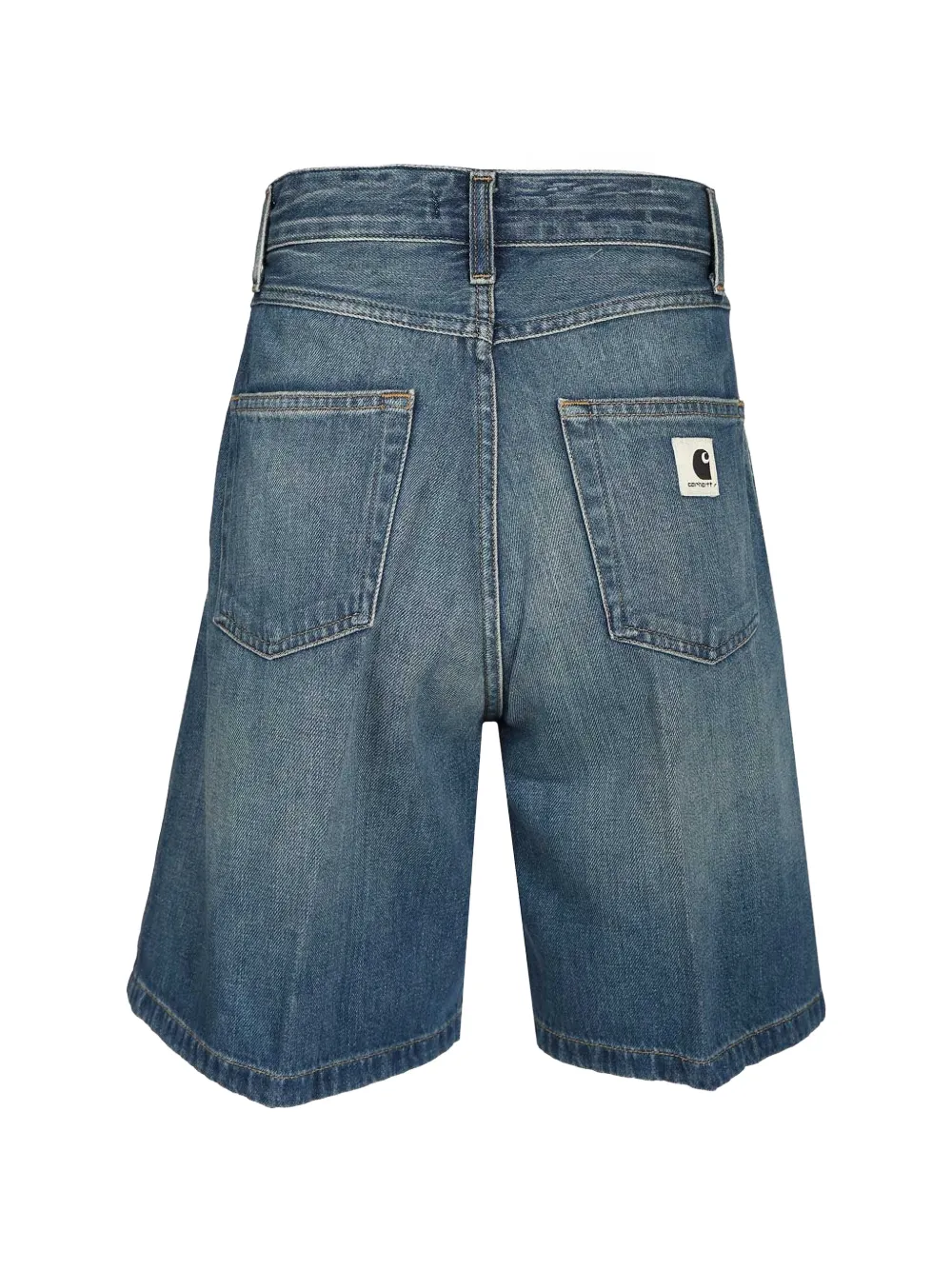 Carhartt WIP Alta denim shorts met plooien Blauw
