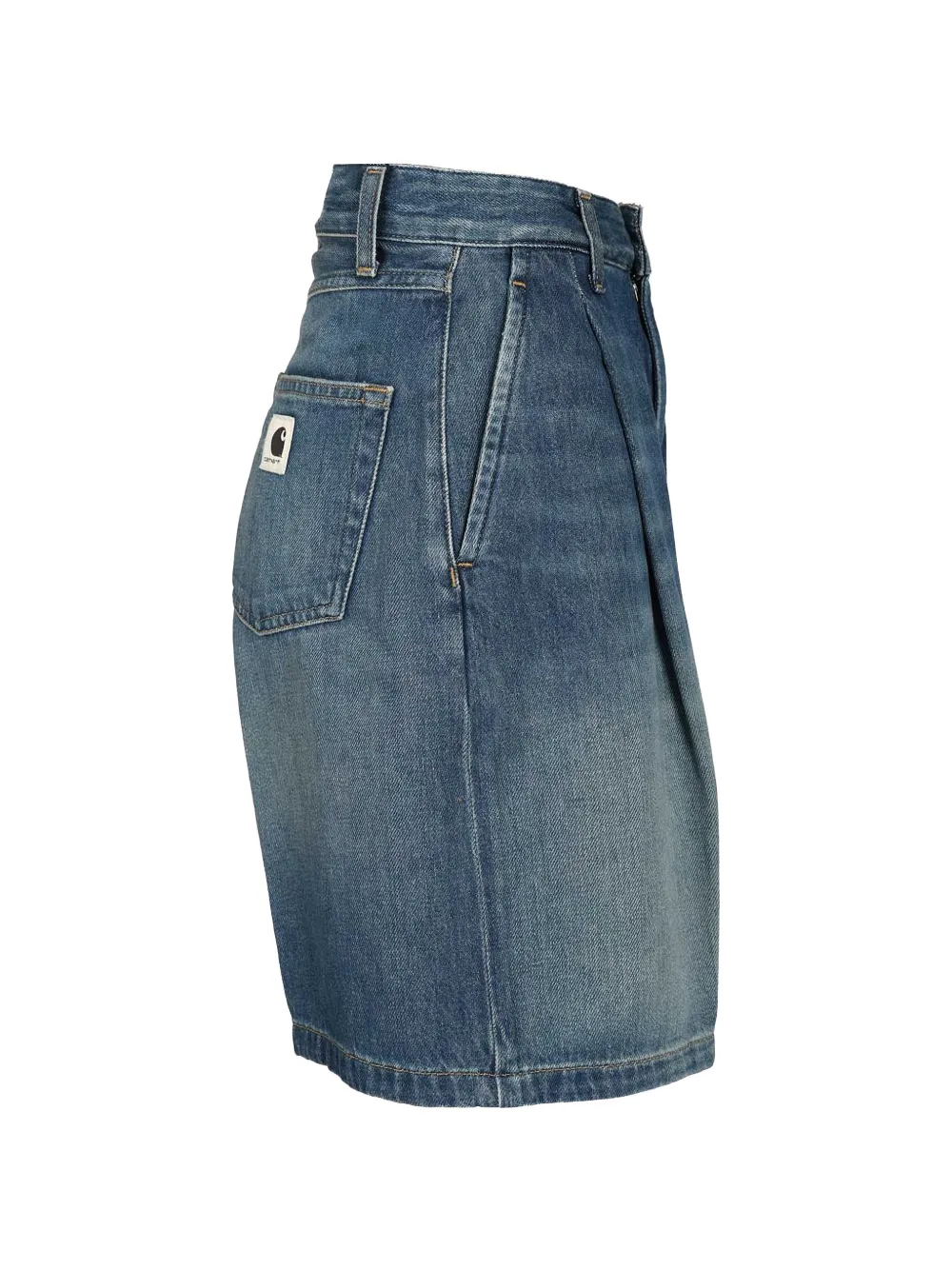 Carhartt WIP Alta denim shorts met plooien Blauw