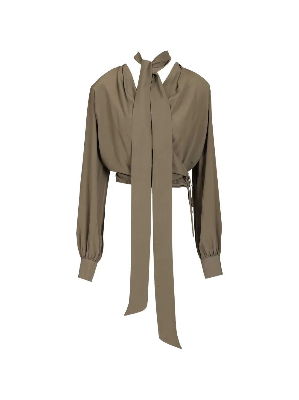 Federica Tosi wrap blouse - Verde