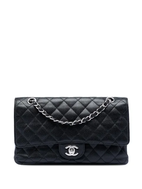 CHANEL Pre-Owned 2010-2011 Medium Classic Caviar Double Flap shoulder bag