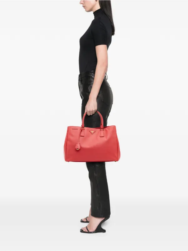 Prada Pre-Owned 2010-2025 ラージ サフィアーノ ルクス ガレリア 
