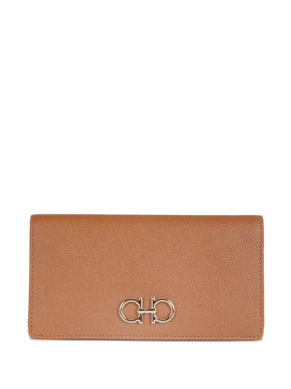 Ferragamo Gancini leather wallet - Toni neutri