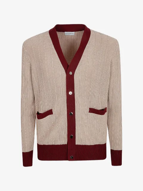 Ballantyne V-neck button cardigan