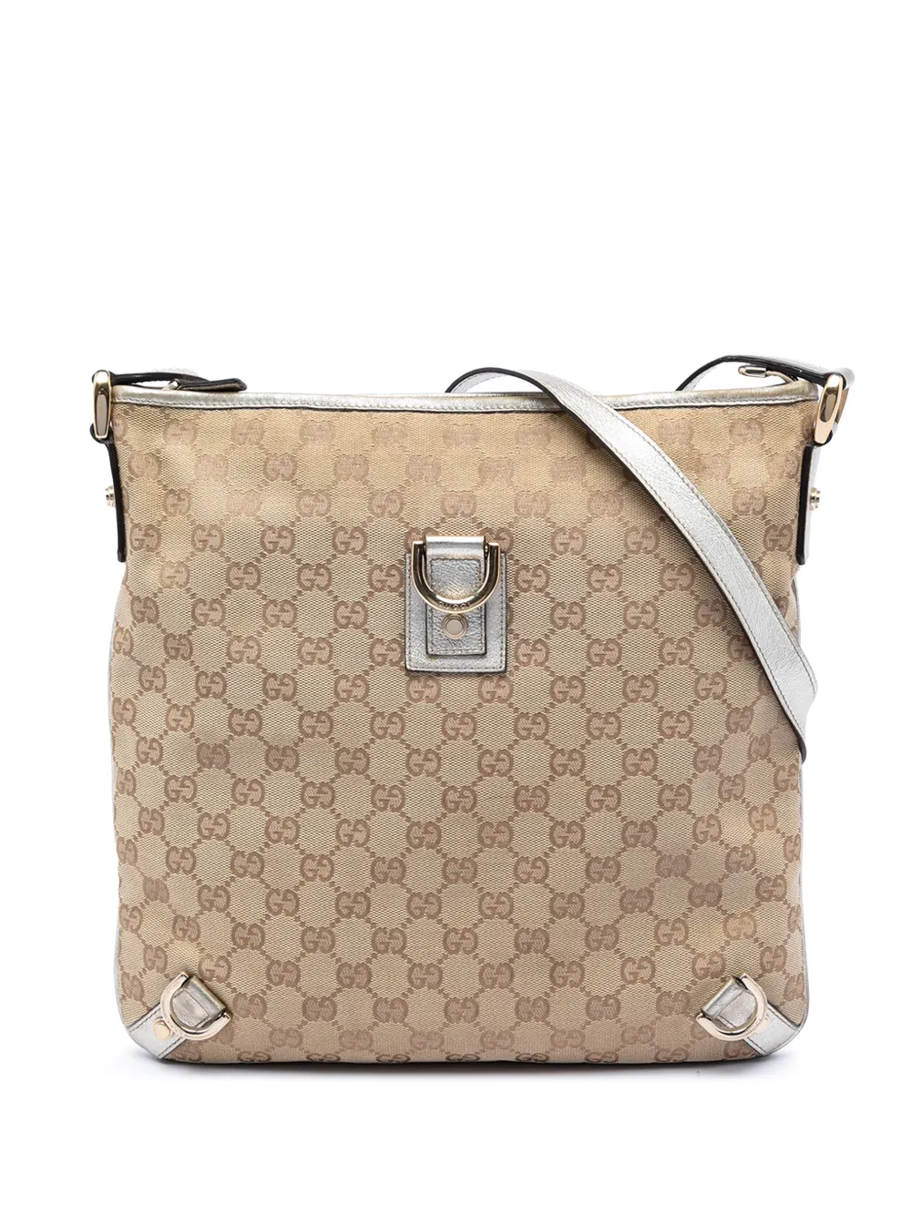 Gucci Pre-Owned 2016-2025 GG Canvas Abbey D Ring crossbody bag - Toni neutri
