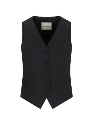 Giorgio Armani x Alanui ダブルブレスト ベスト | ブルー | FARFETCH JP