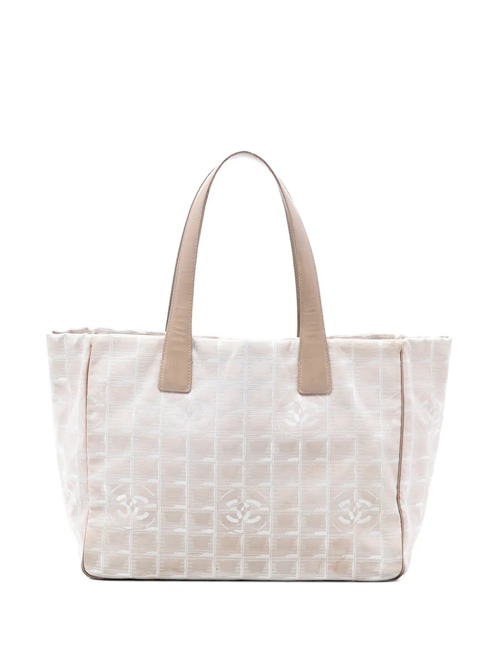 CHANEL Pre-Owned 2003-2004 New Travel Line Nylon tote bag - Toni neutri