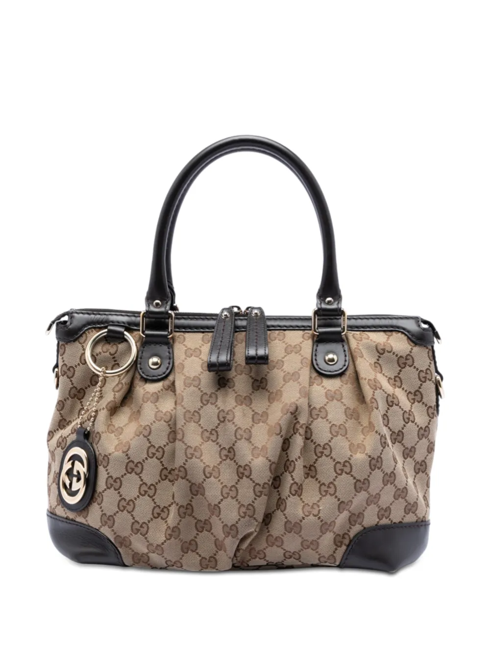 Gucci Pre-Owned 2016-2026 GG Canvas Sukey satchel - Toni neutri