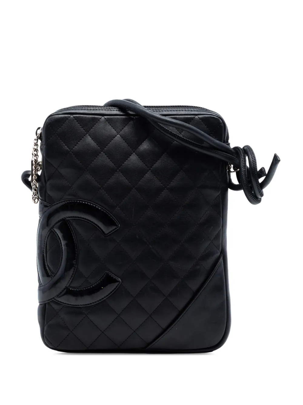 CHANEL Pre-Owned 2005-2006 Quilted Lambskin Cambon Ligne crossbody bag - Schwarz