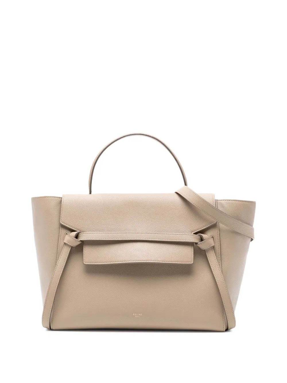 Celine Pre-Owned 2016 Mini Grained Calfskin Belt Bag satchel - Toni neutri