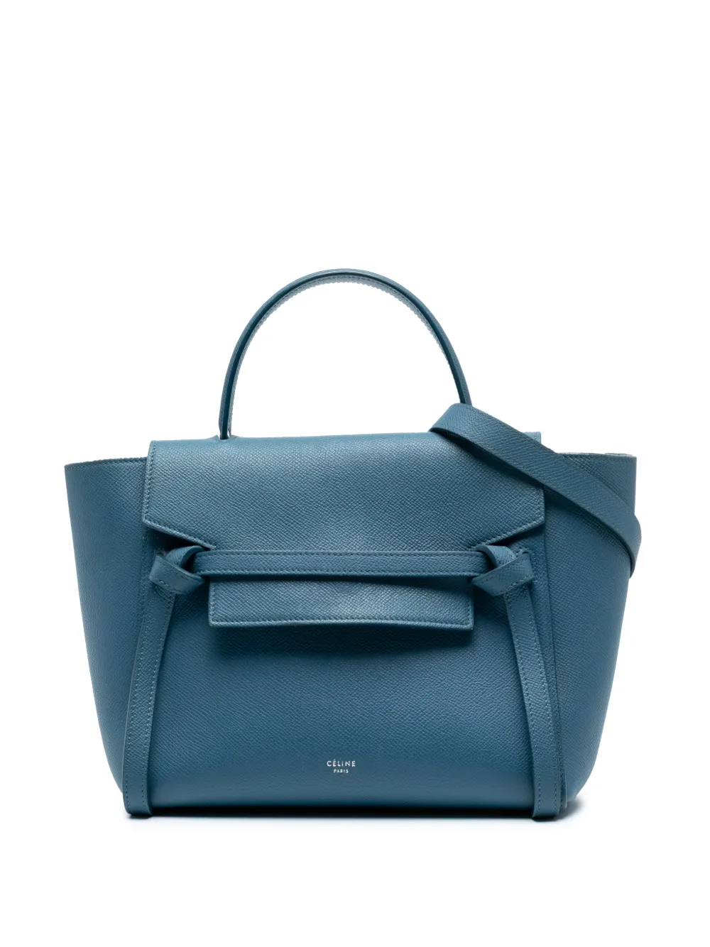 Celine Pre-Owned 2017 Micro Grained Calfskin Belt Bag satchel - Blu