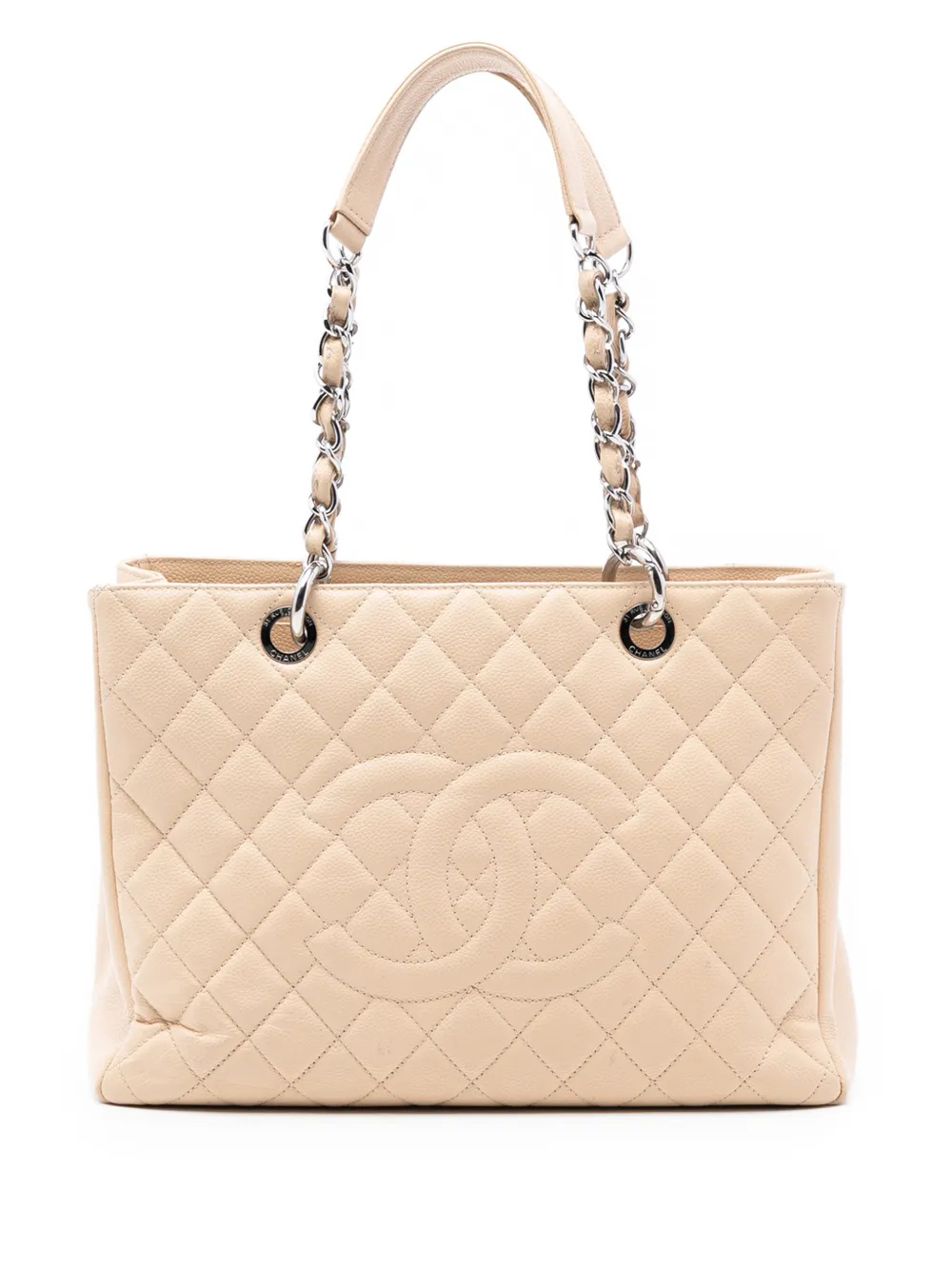 CHANEL Pre-Owned 2010-2011 Caviar Grand Shopping tote bag - Brown