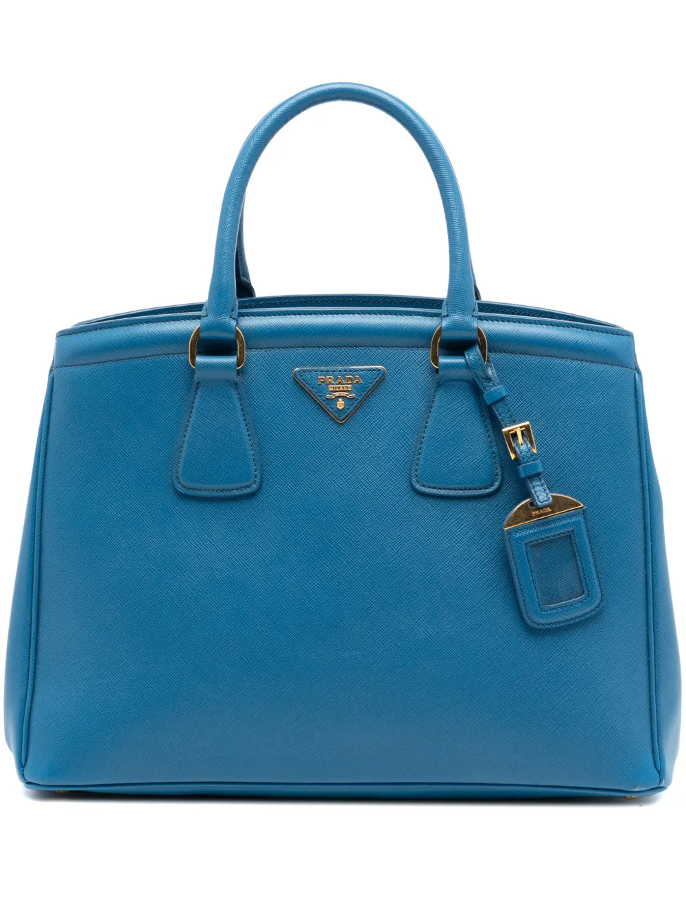 Prada Pre-Owned 2000-2025 Saffiano Lux Parabole tote bag - Blu