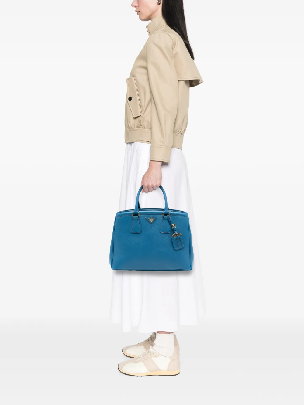  Prada Pre-owned Sac à Main Parabole (2000-2025) - Bleu 