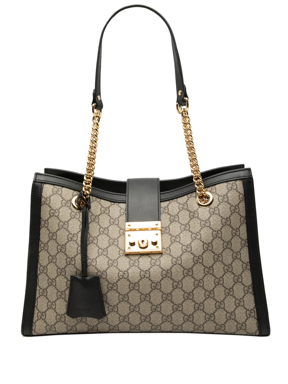 Gucci Pre-Owned 2000-2015 Medium GG Supreme Padlock tote bag - Toni neutri