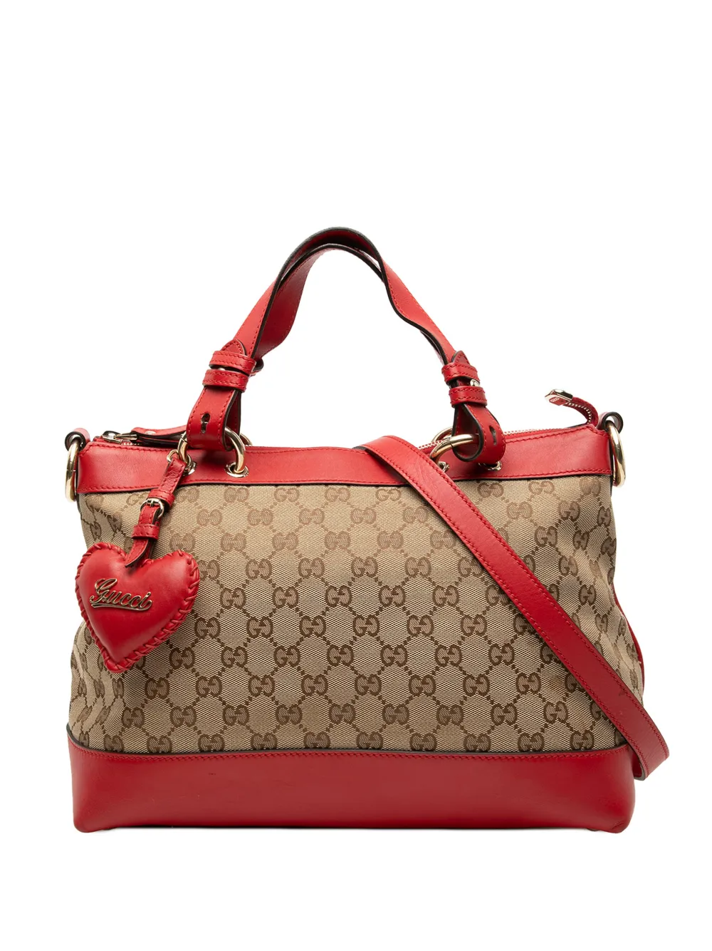 Gucci Pre-Owned 2000-2015 GG Canvas Valentine satchel - Toni neutri
