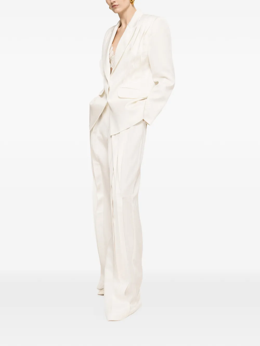 NISSA Oversized blazer Wit
