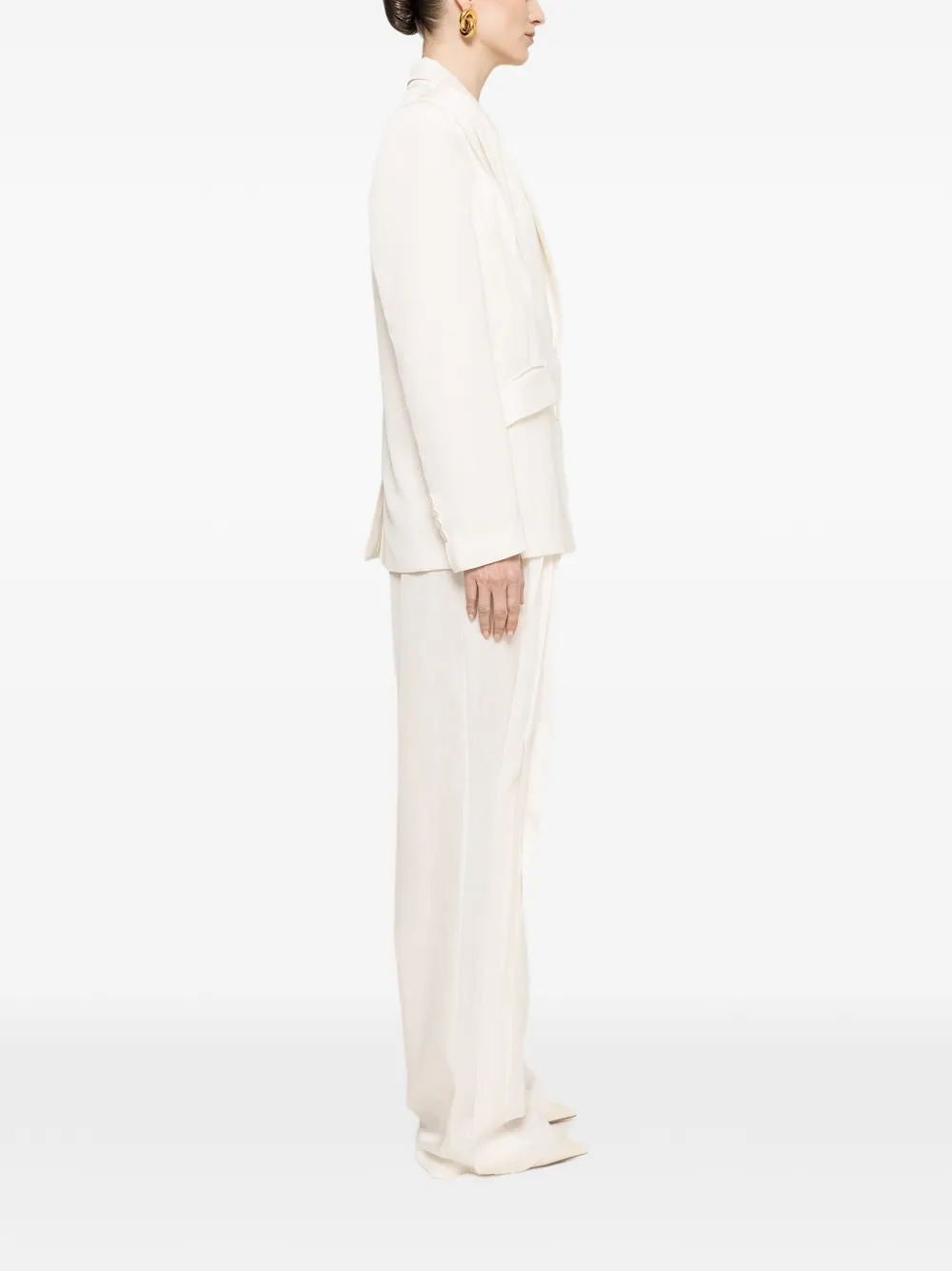 NISSA Oversized blazer Wit