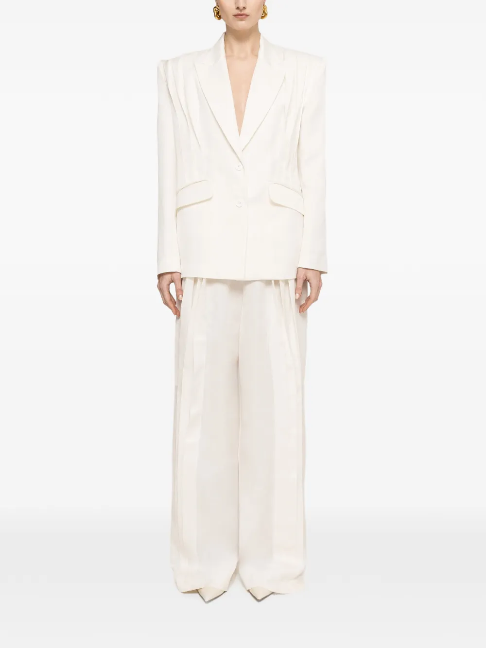 NISSA oversized blazer - Weiß